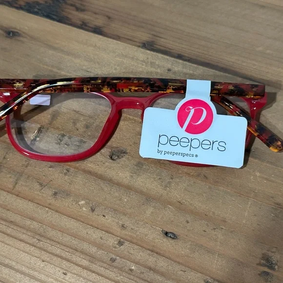 Peepers Indian Summer Red Women's 1.0 Reading Glasses - Picture 13 of 15
